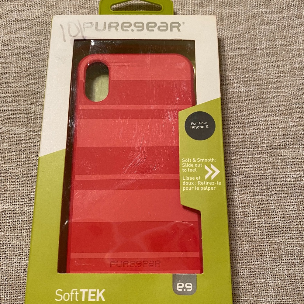 PureGear SoftTEK Iphone X case  NWT